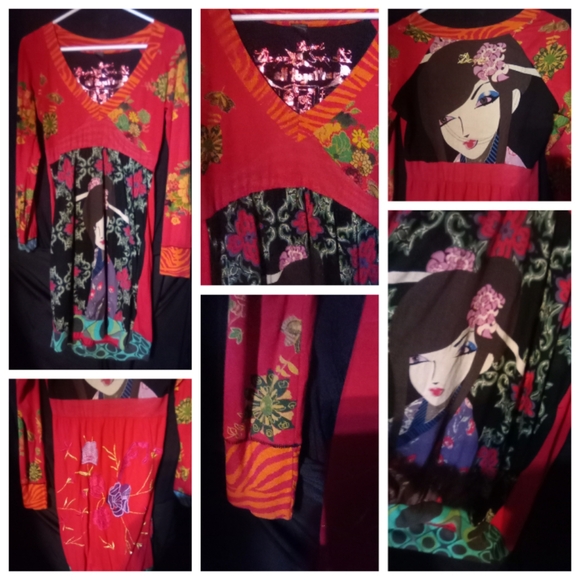 Custo Barcelona Dresses & Skirts - Custo long sleeve dress size M